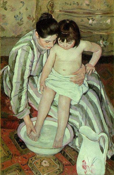 Mary Cassatt The Bath by Mary Cassatt